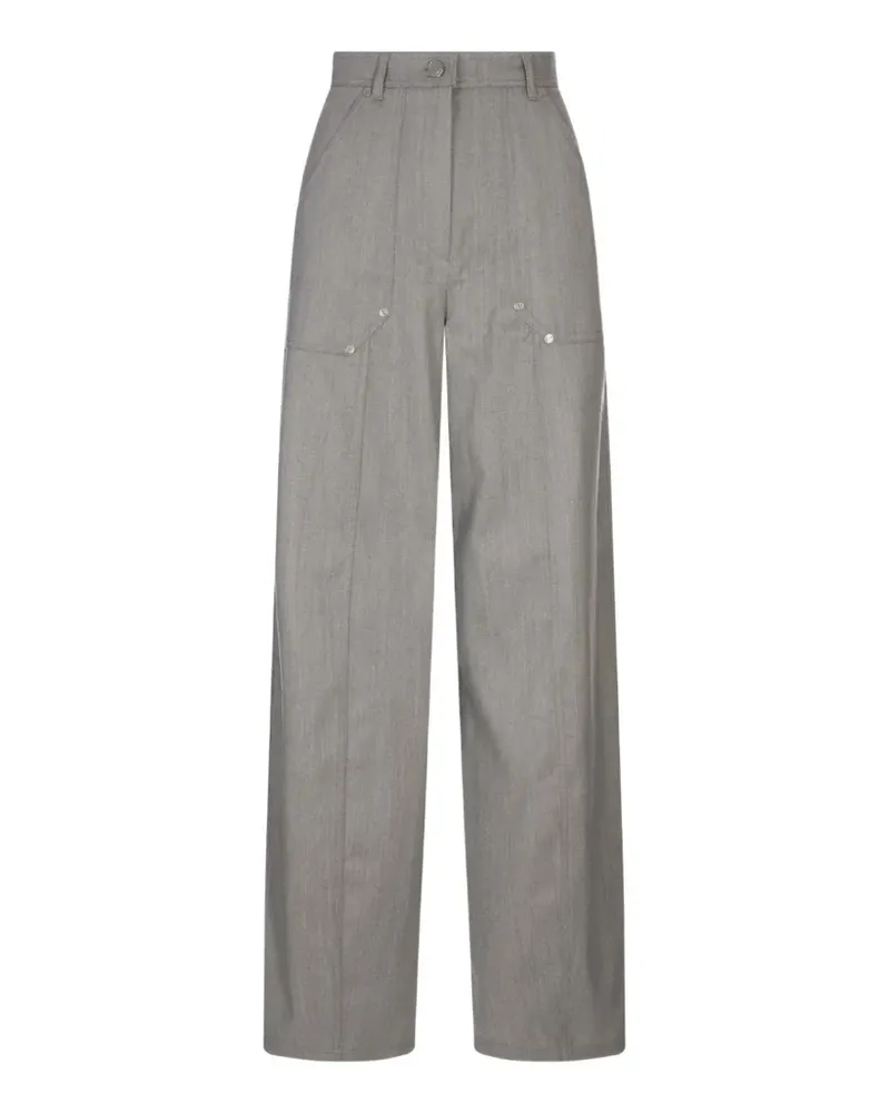 Max Mara Abetaia button trousers - Grau Grau