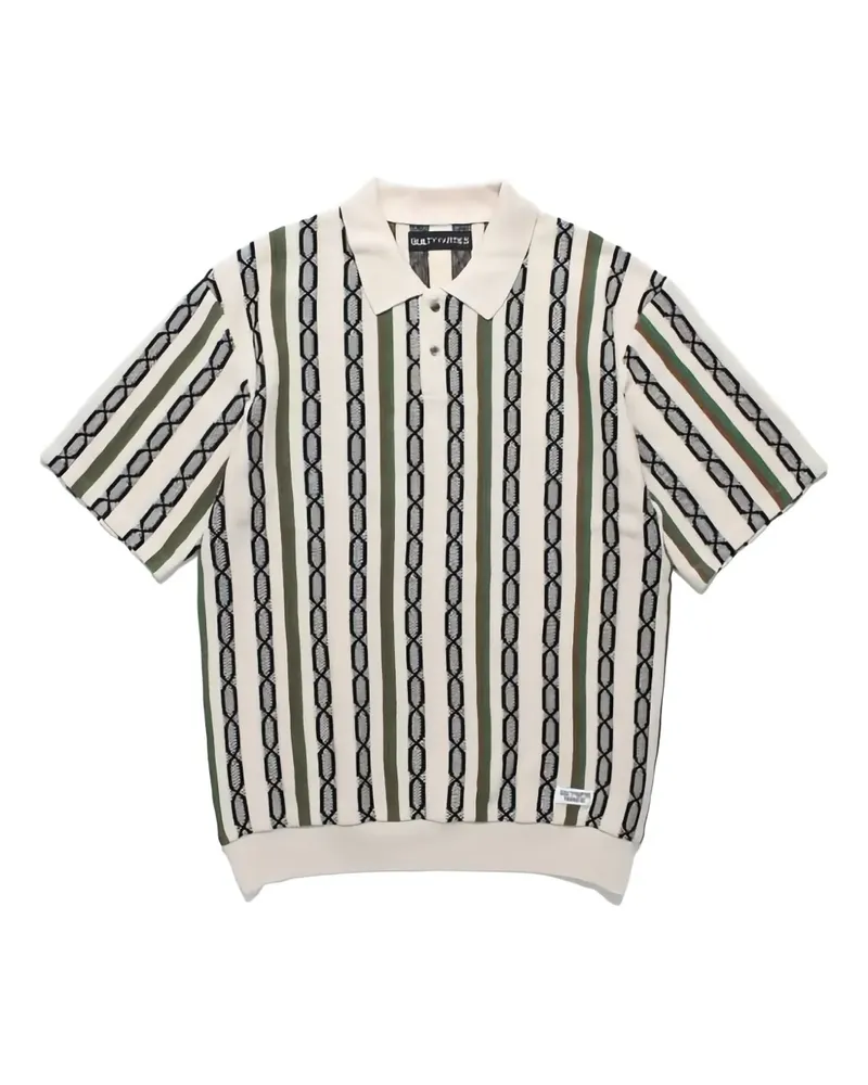 Wacko Maria Gestricktes Poloshirt - Nude Nude