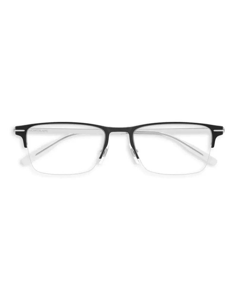 Montblanc rectangular-frame glasses - Schwarz Schwarz