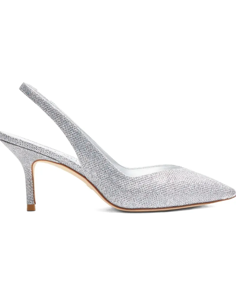 Stuart Weitzman 75mm Eva pumps - Silber Silber
