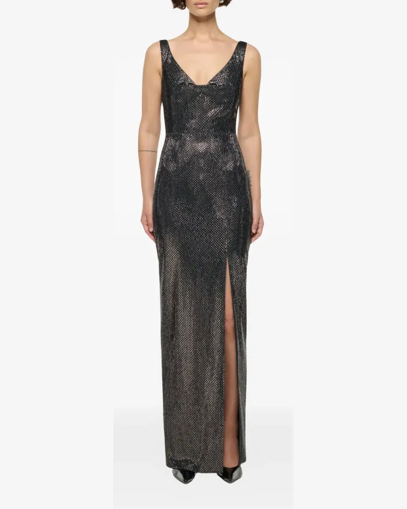 Roland Mouret Drapiertes Maxikleid - Grau Grau