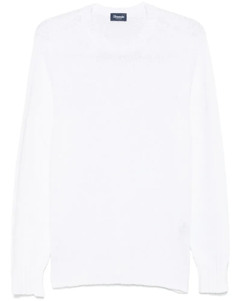 Drumohr  Pullover aus Baumwolle - Weiß Weiß