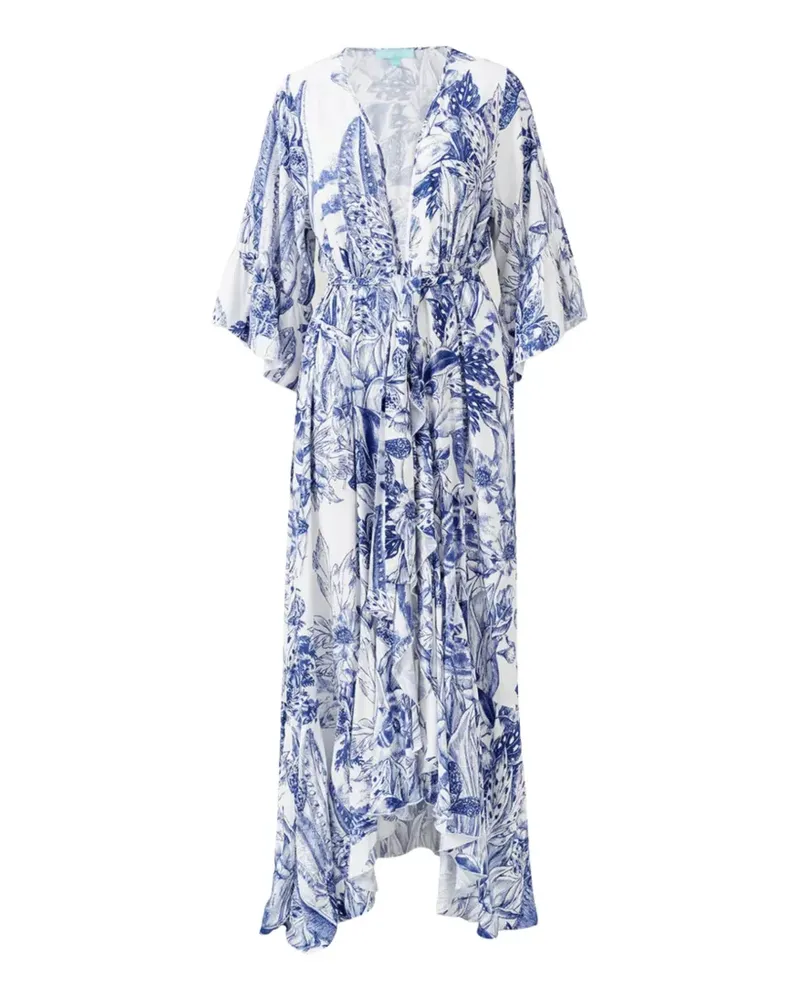 Melissa Odabash Manon floral-print maxi dress - Weiß Weiß