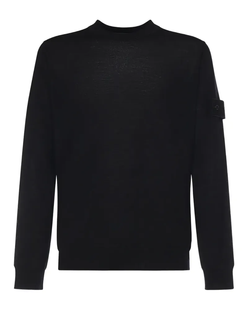 Stone Island Pullover mit Rundhalsausschnitt - Schwarz Schwarz