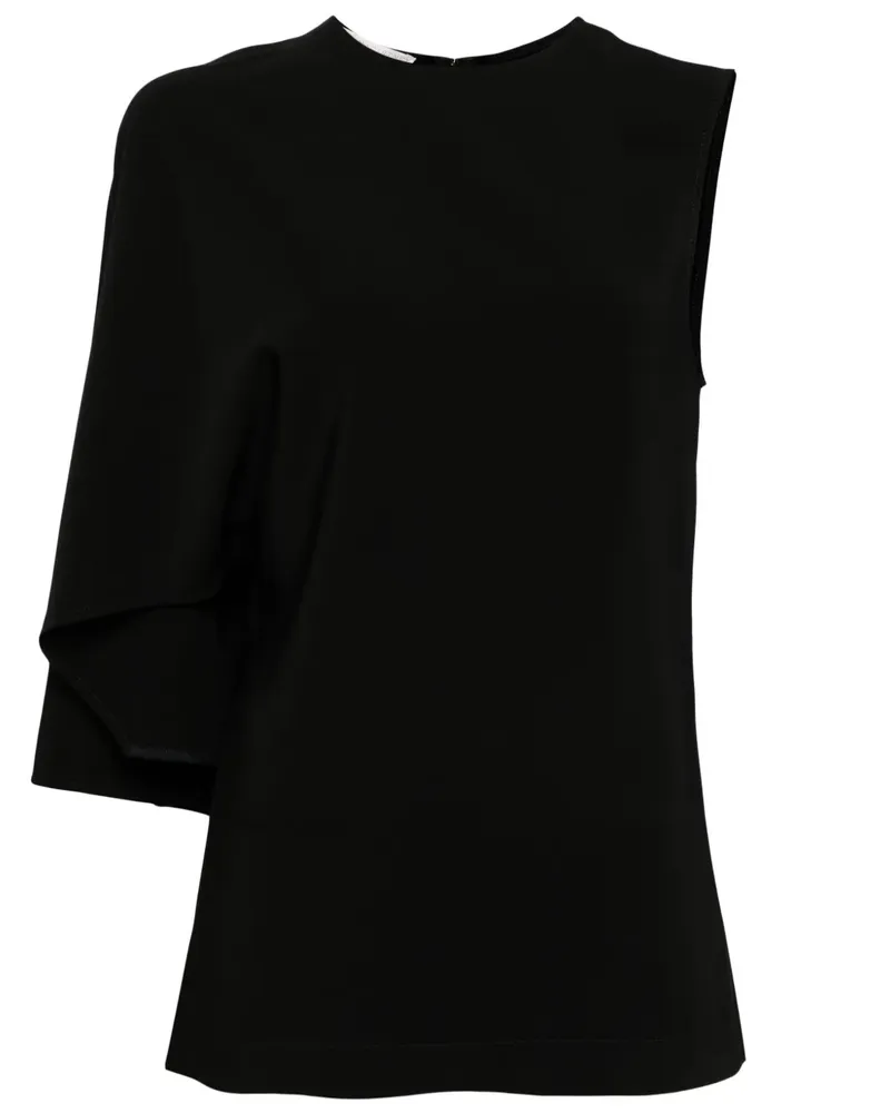 Stella McCartney Asymmetrisches Oberteil - Schwarz Schwarz