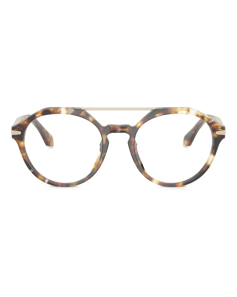 Giorgio Armani Brille in Schildpattoptik - Braun Braun