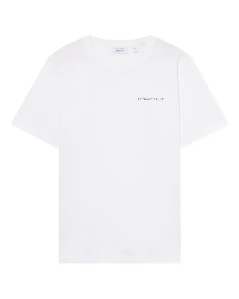 OFF-WHITE T-Shirt mit Zitat - Weiß Weiß