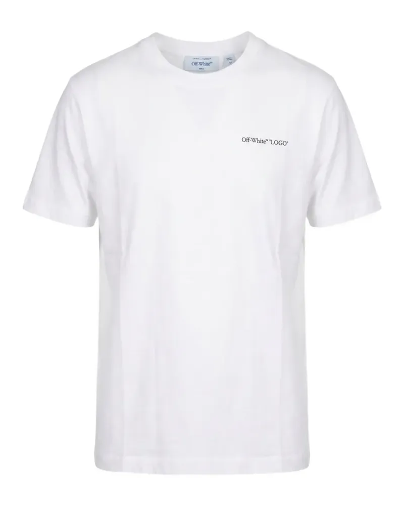 OFF-WHITE T-Shirt mit Zitat - Weiß Weiß