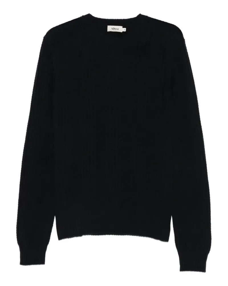 Altea Gerippter Pullover - Blau Blau