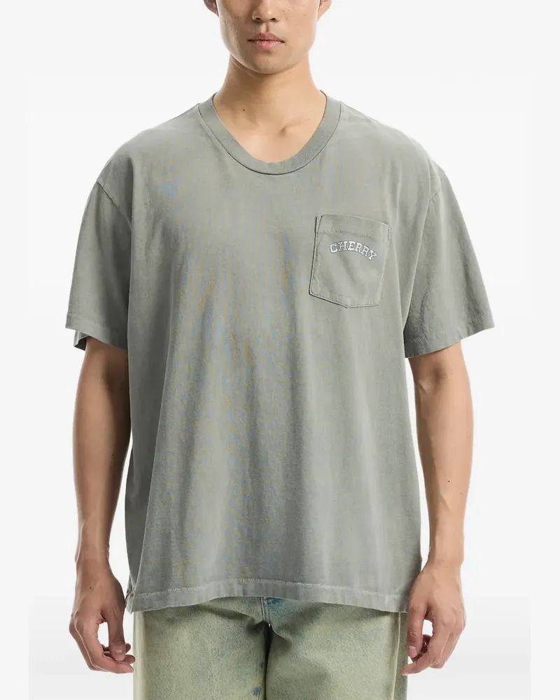 CHERRY LA Palamino T-Shirt mit grafischem Print - Grün Grün
