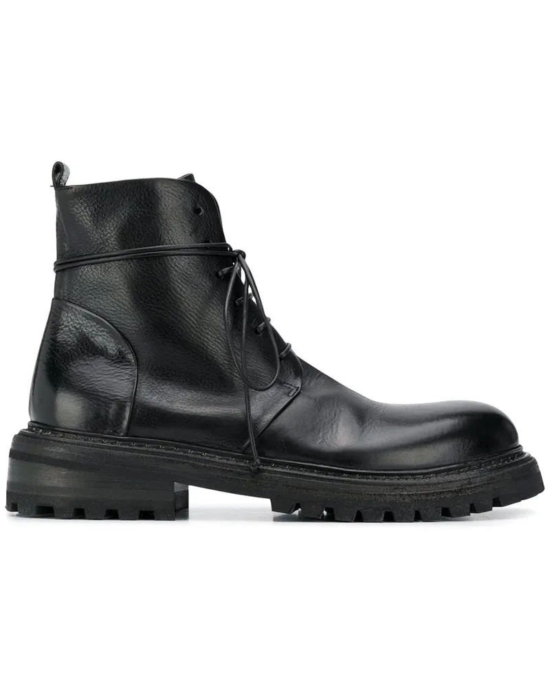 Marsèll Knöchelhohe Schnürstiefel - Schwarz Schwarz