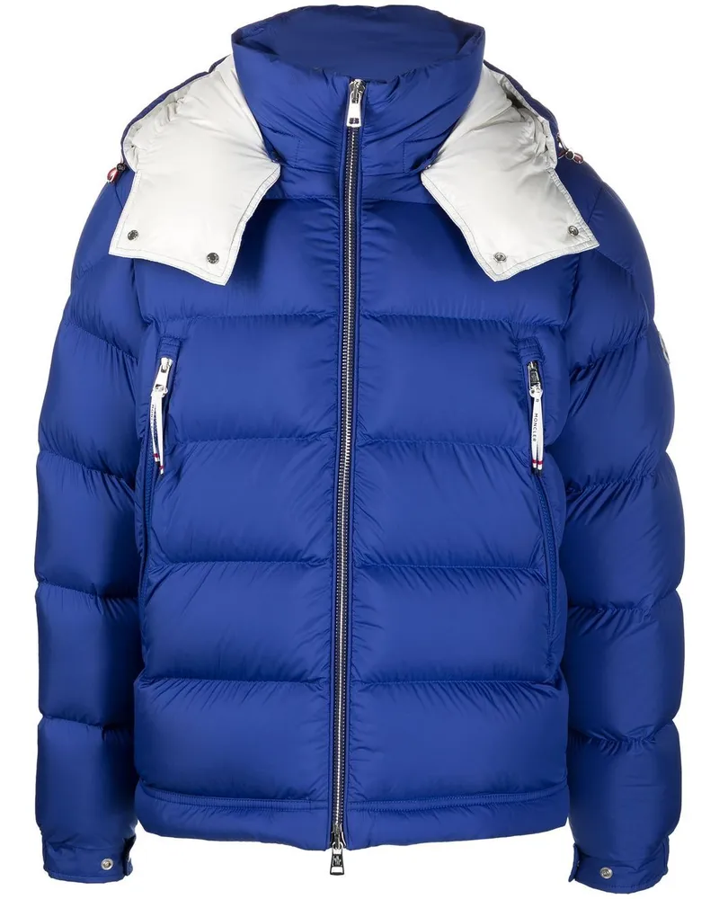 Moncler Gesteppte Daunenjacke - Blau Blau