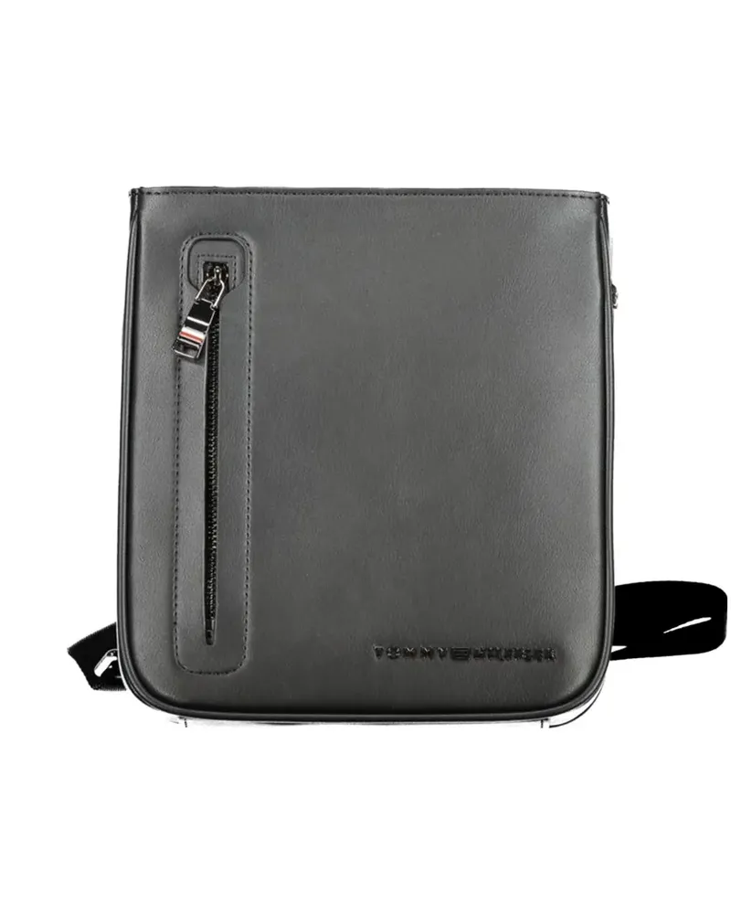 Tommy Hilfiger logo-debossed shoulder bag - Schwarz Schwarz