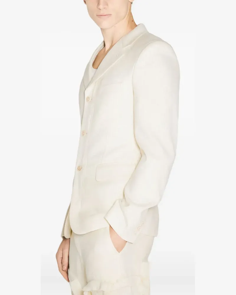 Comme des Garçons Sakko mit fallendem Revers - Nude Nude