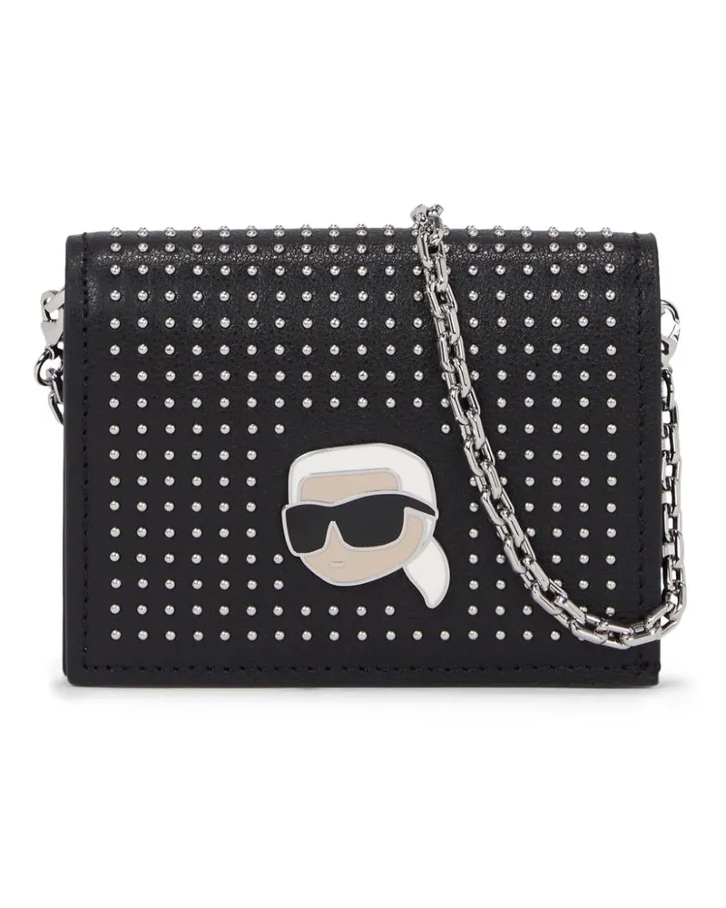 Karl Lagerfeld Ikon Umhängetasche - Schwarz Schwarz