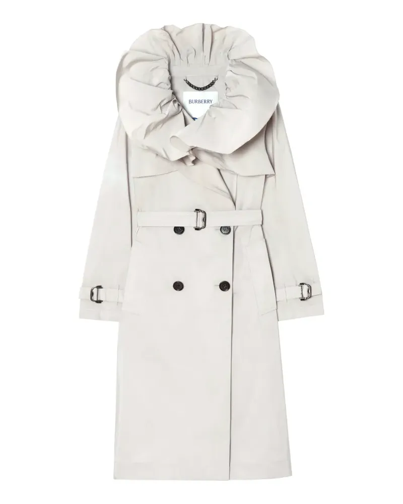 Burberry Langer Clare Trenchcoat aus Faille - Nude Nude