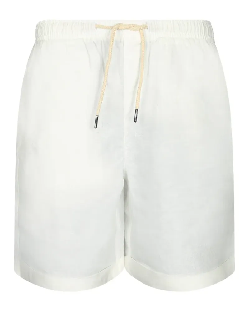 PENINSULA Shorts aus Leinen mit Kordelzug - Weiß Weiß