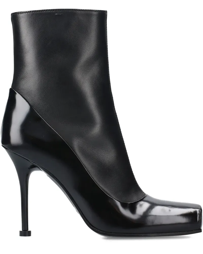 Premiata square-toe heeled boots - Schwarz Schwarz