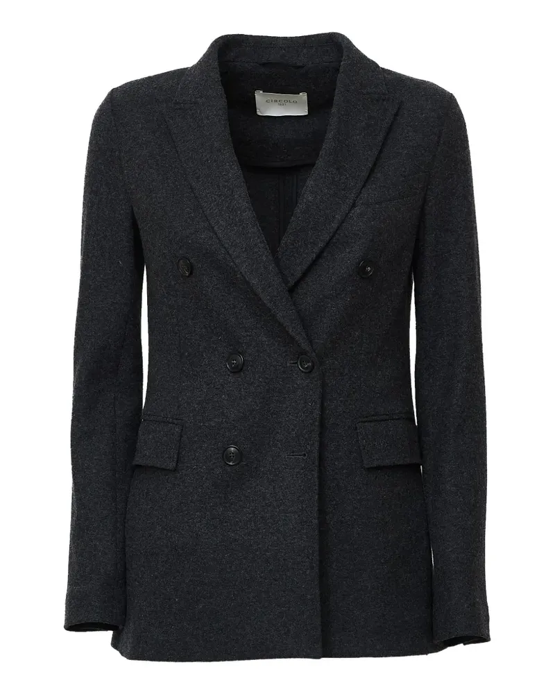 CIRCOLO 1901 Doppelreihiger Blazer - Grau Grau