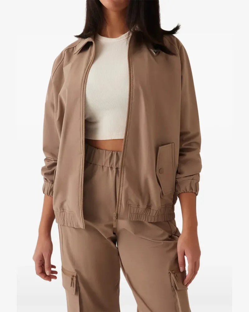Guess Chris Jacke mit Reißverschluss - Nude Nude