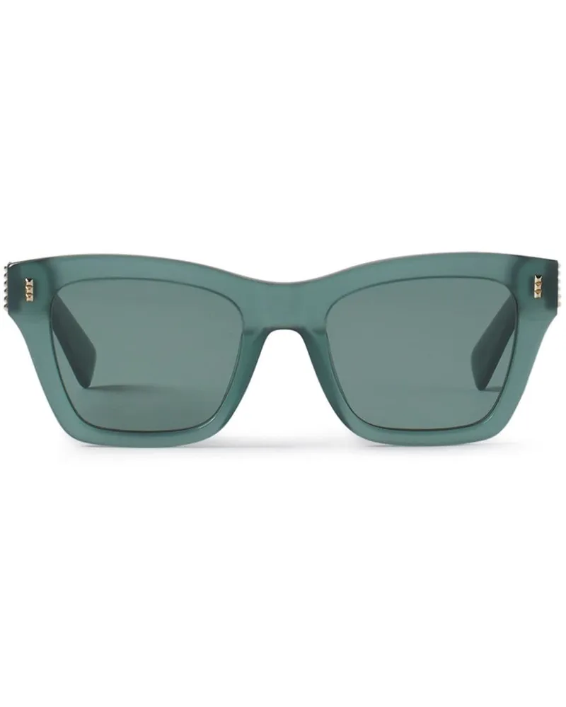 Lanvin Sonnenbrille mit eckigem Gestell Blau