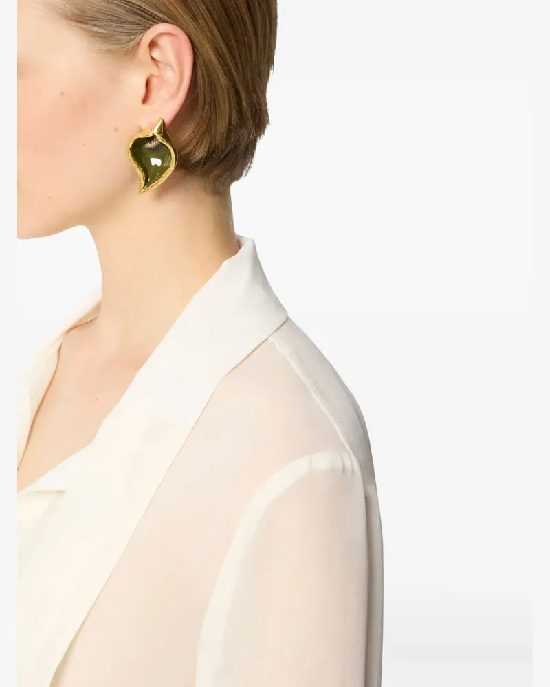 Nina Ricci Calla Flower Ohrclips - Gold Gold