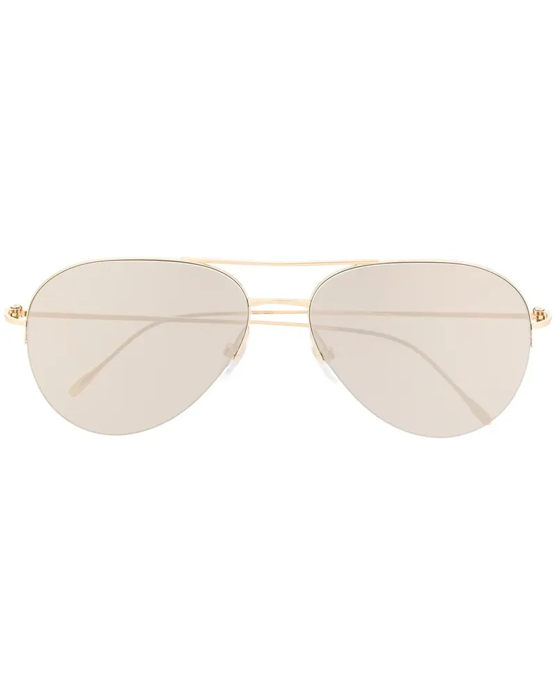 Cartier Getönte Pilotenbrille - Gold Gold