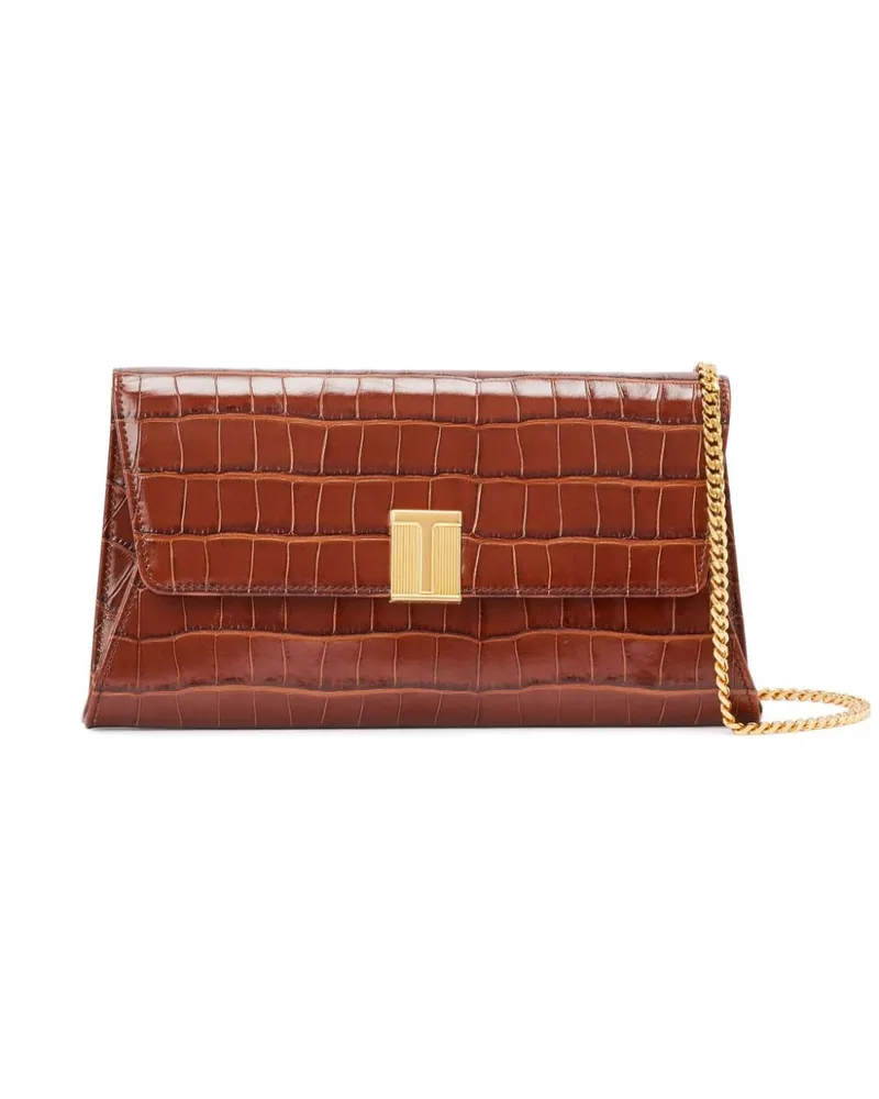 Tom Ford Nobile Clutch Braun