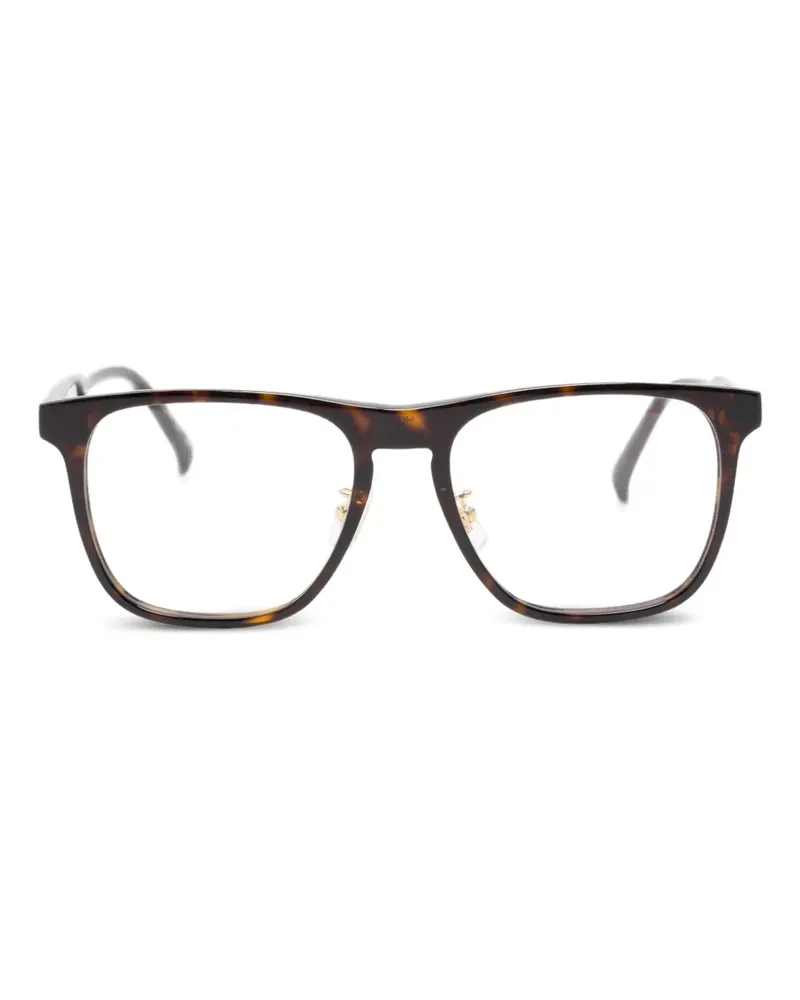 Dunhill Brille mit eckigem Gestell - Braun Braun