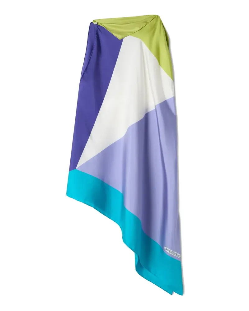 Lanvin Geometrisch gemustertes Top - Violett Violett