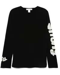 Comme des Garçons Klassischer Intarsien-Pullover Schwarz