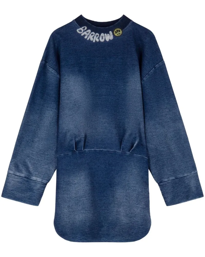 BARROW Jeanskleid mit Logo-Print - Blau Blau