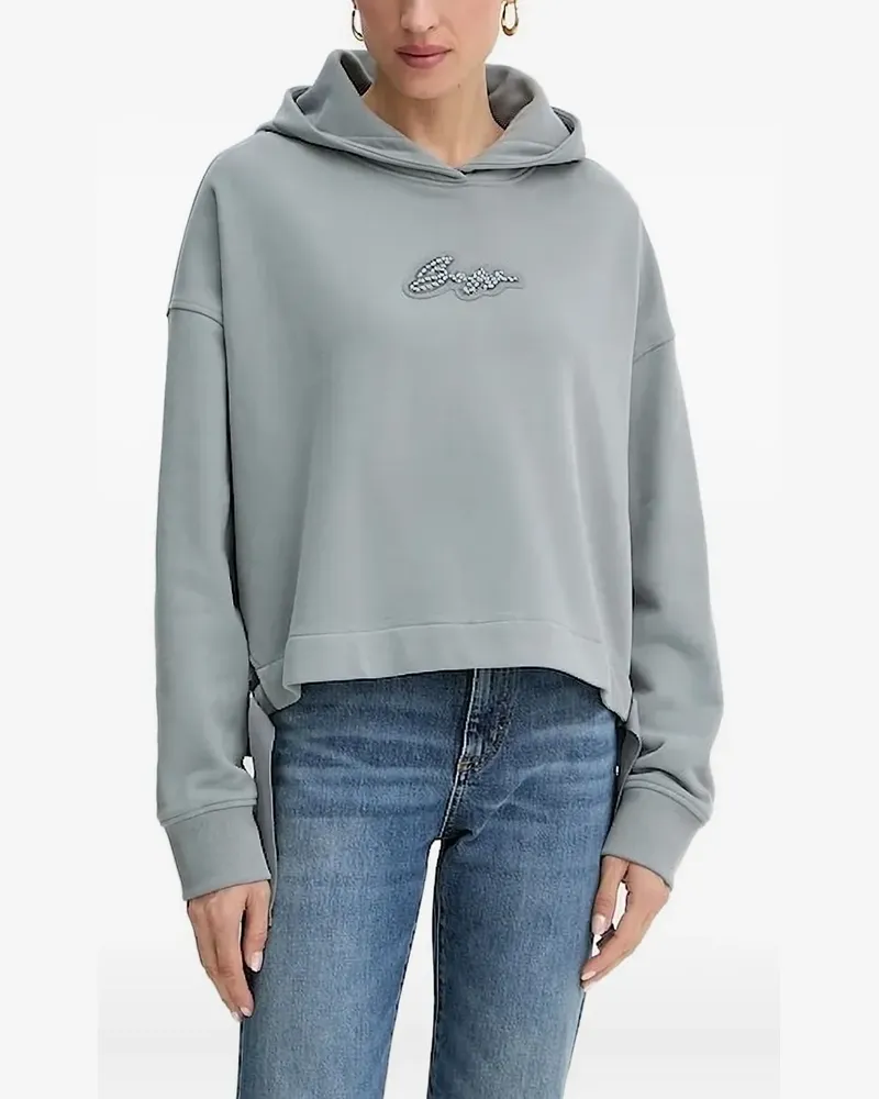 HUGO BOSS Verzierter Hoodie - Grau Grau