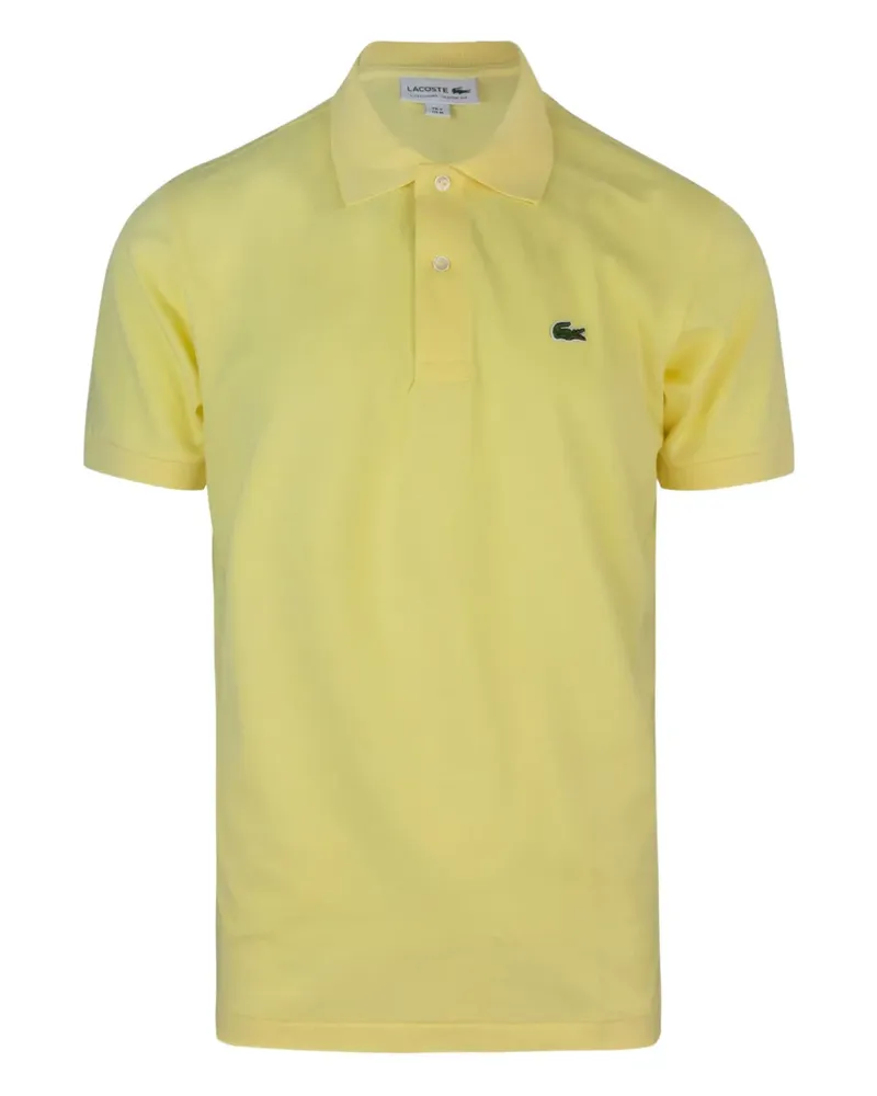 Lacoste Poloshirt mit Logo-Patch - Gelb Gelb