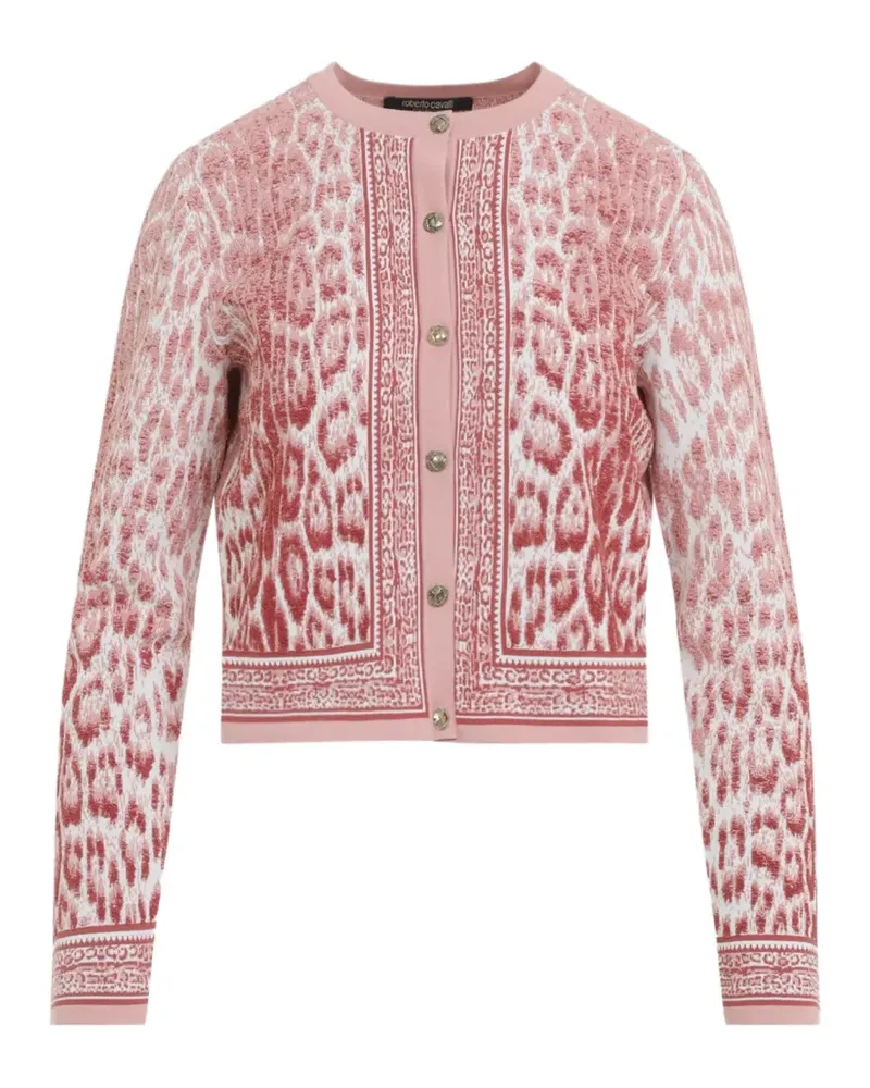 Roberto Cavalli jacquard cardigan - Rosa Rosa