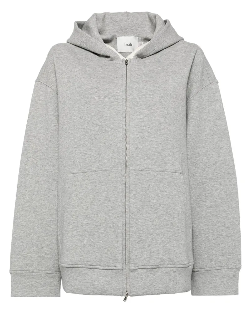 b+ab Kapuzenjacke mit Reißverschluss - Grau Grau