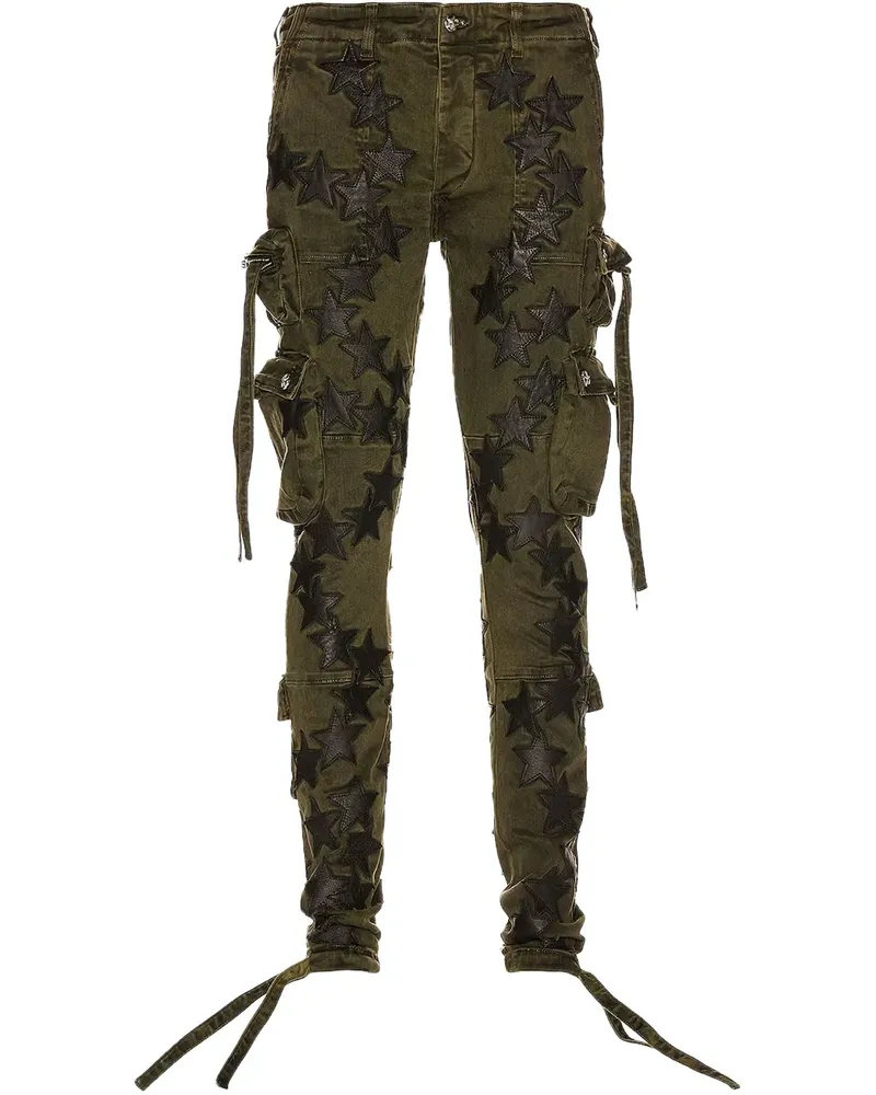 Amiri Chemist Star Tactical "Olive Green" Cargo-Jeans - Grün Grün