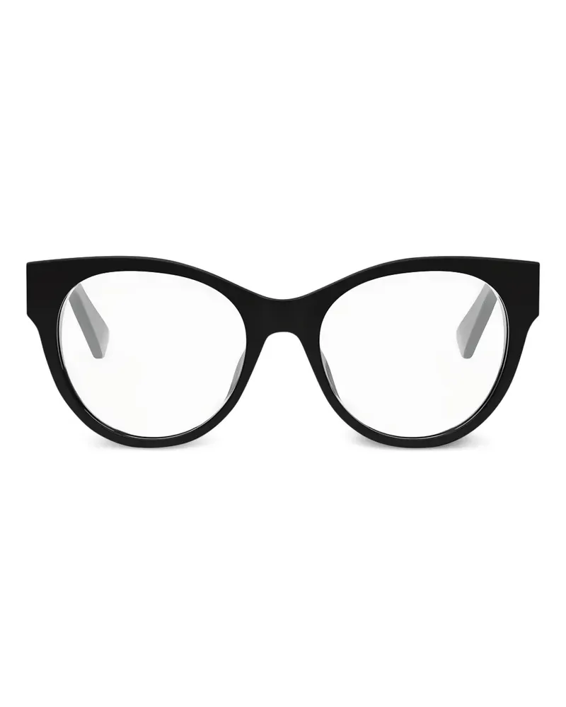 Bulgari Brille im Cat-Eye-Design - Schwarz Schwarz