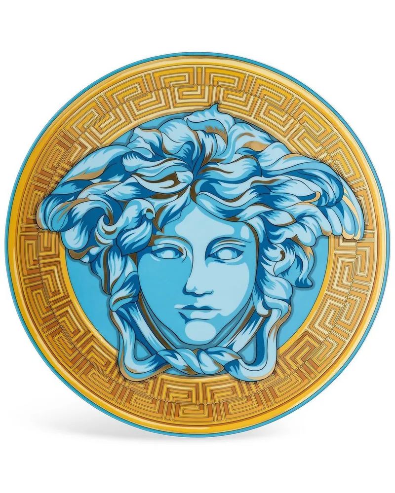 Versace Medusa Amplified Teller, 33,1cm - Blau Blau