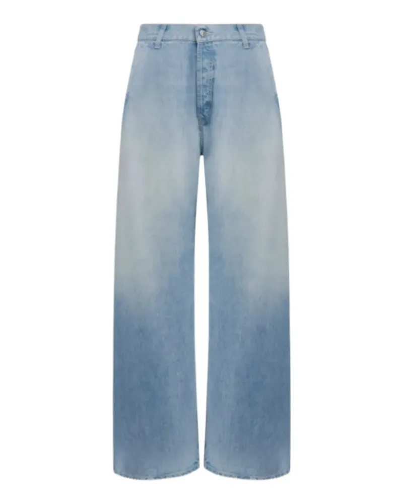 Dondup Alek Wide-Leg-Jeans - Blau Blau