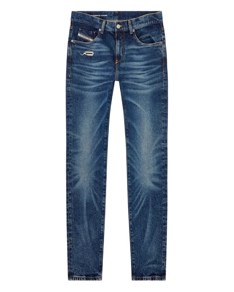 Diesel D-Strukt Slim-Fit-Jeans - Blau Blau