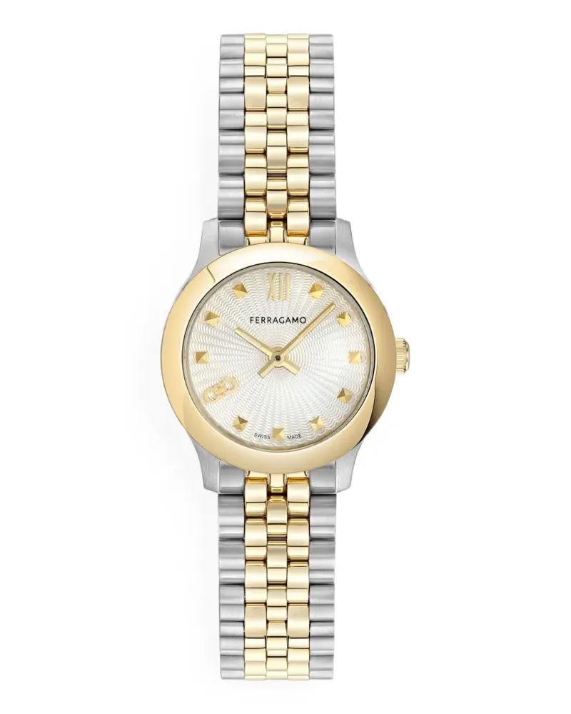 Ferragamo Duo Armbanduhr 25mm - Weiß Weiß