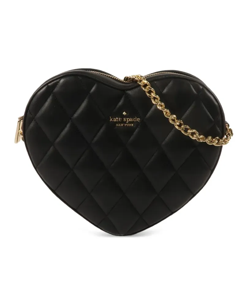 Kate Spade heart-shape shoulder bag - Schwarz Schwarz
