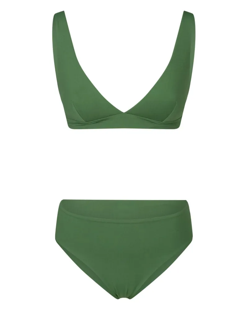 FISICO-Cristina Ferrari Zweifarbiger Bikini - Grün Grün
