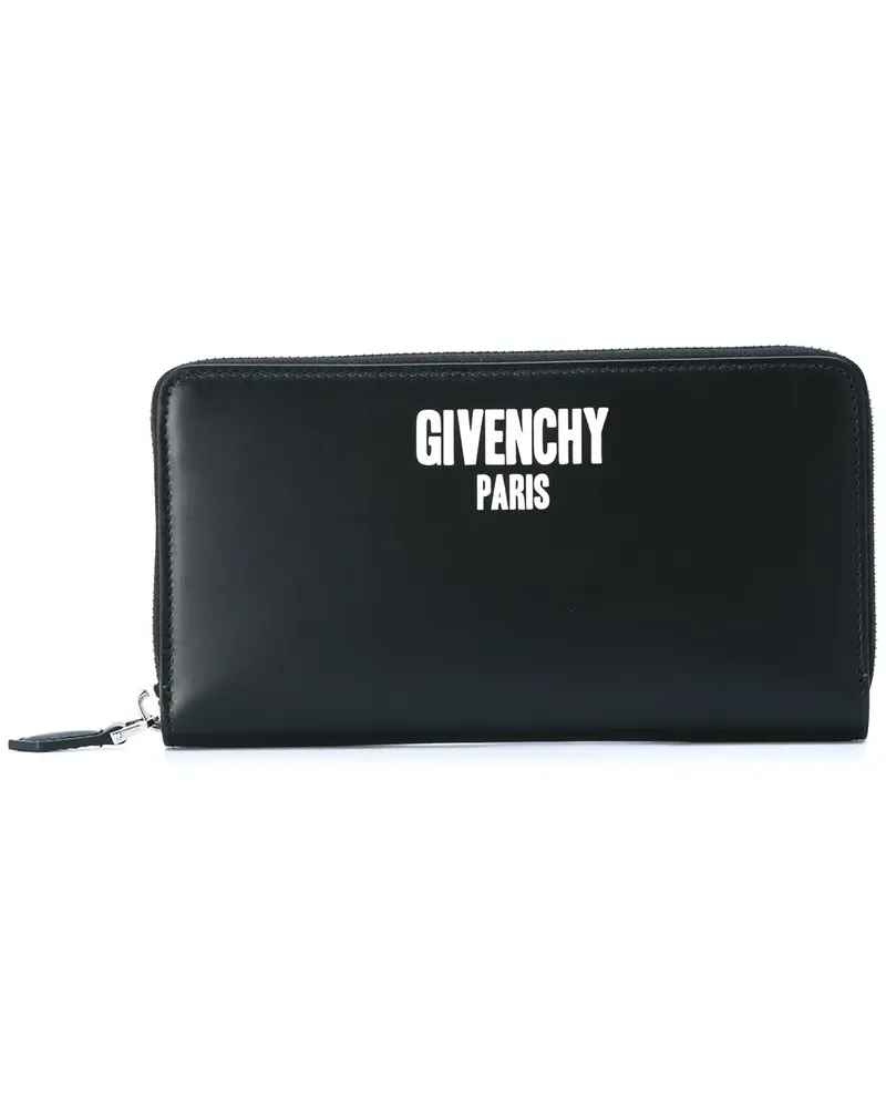 Givenchy Portemonnaie mit Logo-Print - Schwarz Schwarz