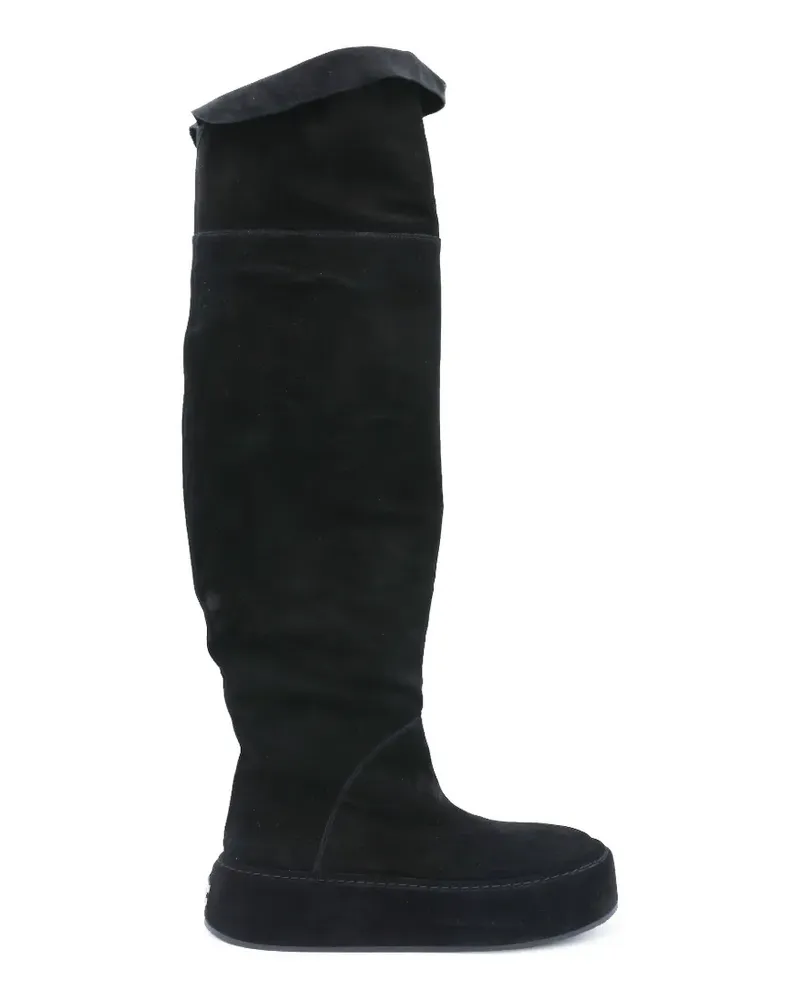 Casadei Overknee-Stiefel mit Plateau - Schwarz Schwarz