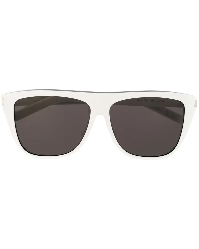 Saint Laurent SL1' Sonnenbrille - Weiß Weiß