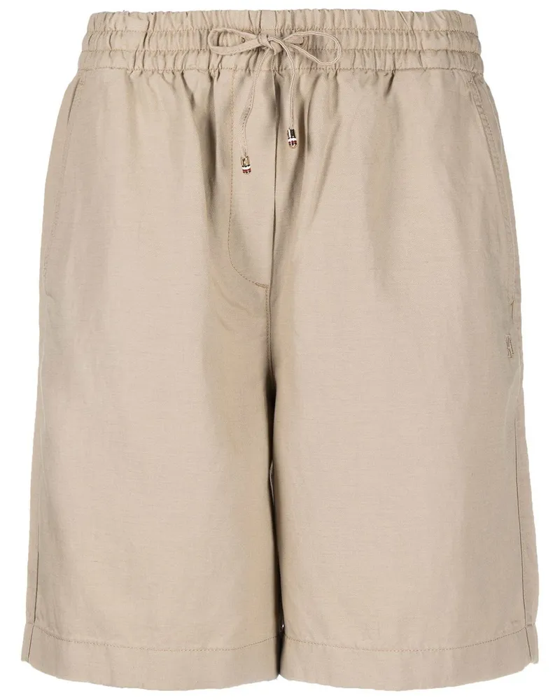 Tommy Hilfiger Knielange Shorts mit Kordelzug - Nude Nude