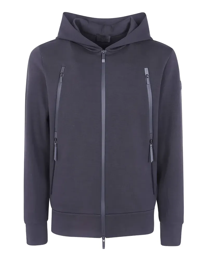 Moncler cotton blend zip-up hoodie - Grau Grau