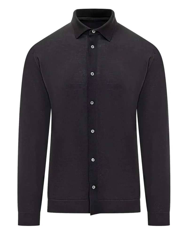Filippo de Laurentiis buttoned wool cardigan - Schwarz Schwarz